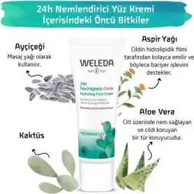 Weleda Cactus 24H Nemlendirici Yüz Kremi 30 ml | Yoğun Nemlendirme ve Canlandırıcı Bakım - 2