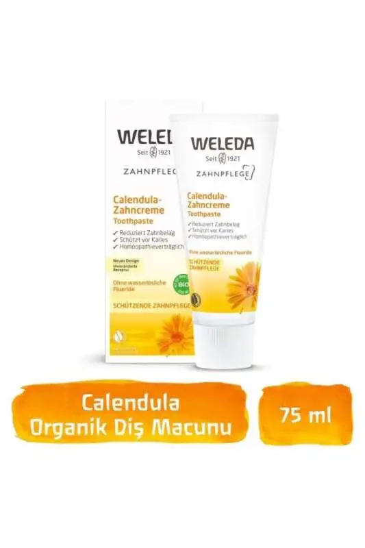 Weleda Calendula Özlü Doğal Diş Macunu 75 ml | Doğal İçerikli Ağız Bakımı - 1