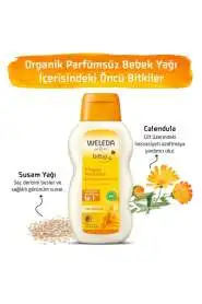 Weleda Calendula Parfümsüz Bebek Yağı 200ml | Hassas Ciltler İçin Doğal Nemlendirme - 2