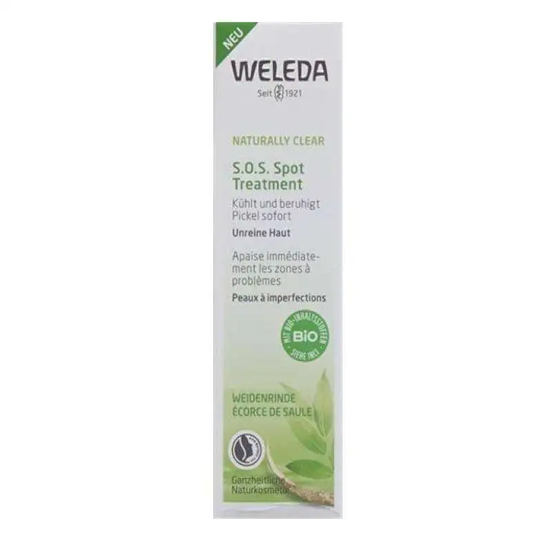 Weleda Naturally Clear S.O.S. Sivilce Bakım Kremi 10 ml | Hızlı Etkili Akne ve Leke Karşıtı Bakım - 1