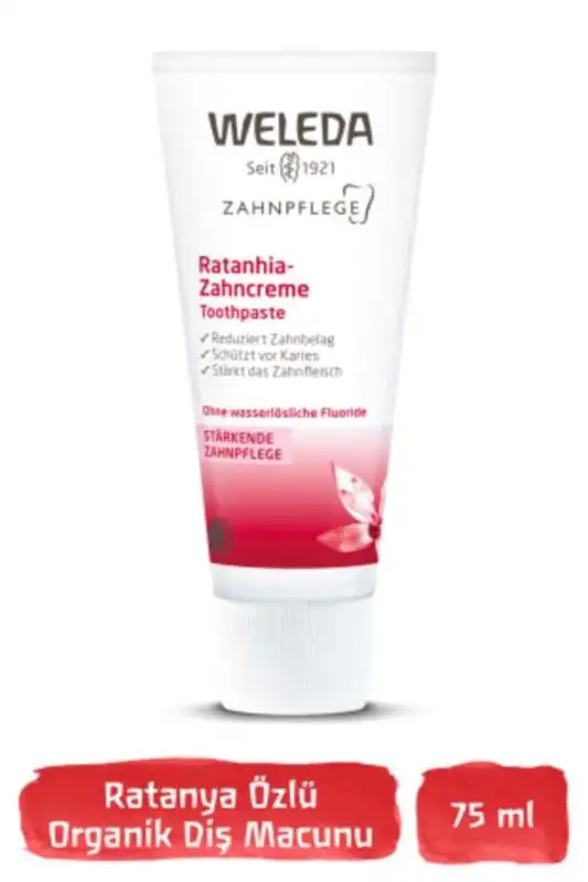 Weleda Ratanhia Özlü Doğal Diş Macunu 75 ml - 2