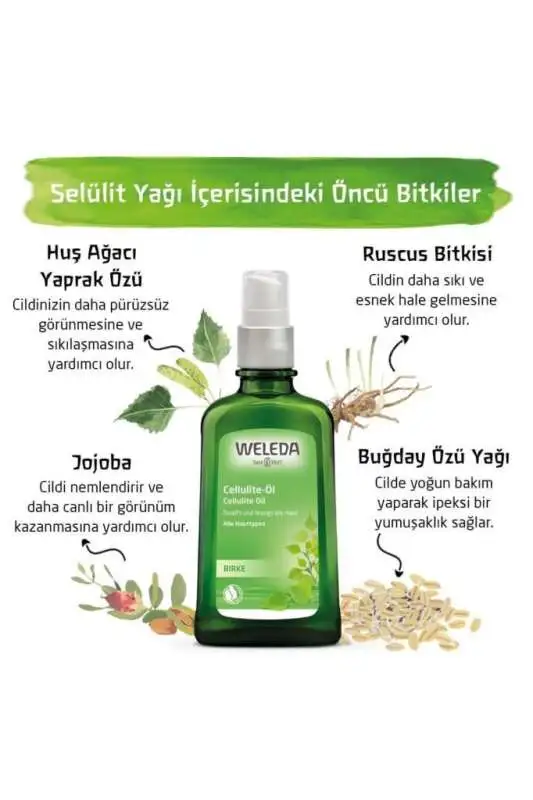 Weleda Birke Selülit Yağı 100 Ml - 3