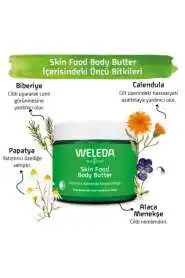 Weleda Skin Food Body Butter Kuru ve Çok Kuru Ciltler için Nemlendici ve Besleyici Vücut Kremi 150ml - 3